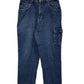 Vintage Y2K FUBU Denim Baggy Cargo Jeans Size 34x34