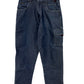 Vintage Y2K FUBU Denim Baggy Cargo Jeans Size 32x34