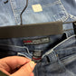 Vintage Y2K FUBU Denim Baggy Cargo Jeans Size 32x34