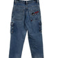 Vintage Y2K FUBU Denim Baggy Cargo Jeans Size 32x34