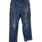 Vintage Carhartt Denim FR Distressed Carpenter Jeans Size 34x36