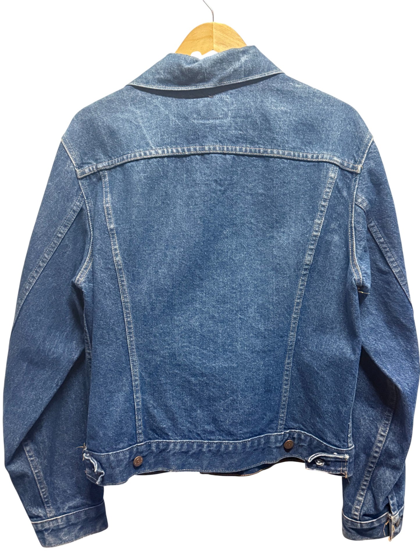 Vintage Levi's Denim Made in USA Trucker Jacket Size 44L