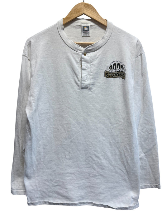 Vintage 2000 Sturgis Harley Davidson Black Hills Long Sleeve Shirt Size Large