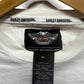 Harley Davidson White Long Sleeve Classic Logo Shirt Size Medium