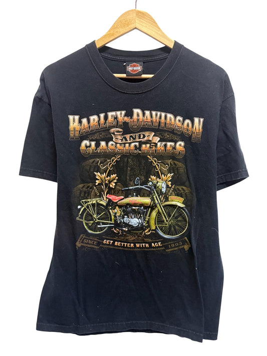 Harley Davidson Better With Age Biker Graphic Tee Size Large