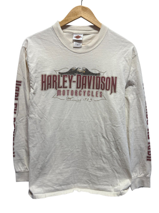 Harley Davidson Copper Canyon Butte Montana Long Sleeve Size Medium