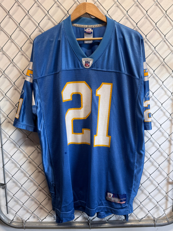 Y2K LaDainian Tomlinson San Diego Chargers #21 NFL Reebok Jersey Size Large