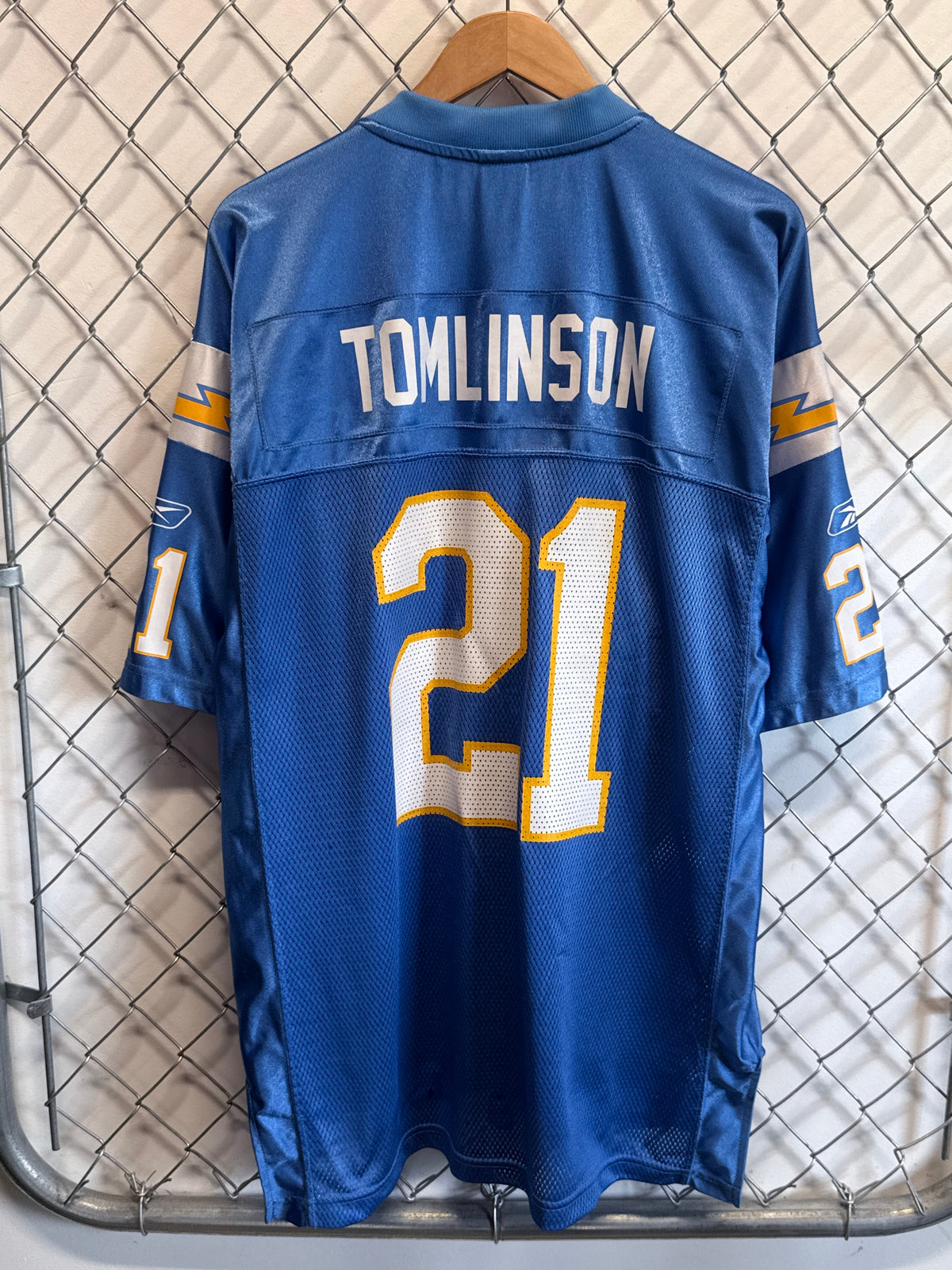 Y2K LaDainian Tomlinson San Diego Chargers #21 NFL Reebok Jersey Size Large