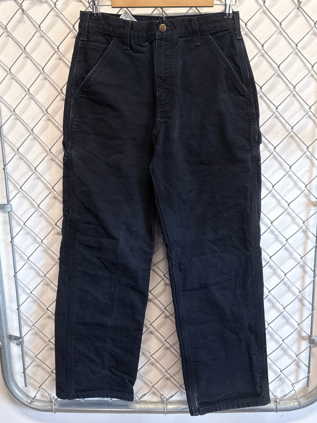 Carhartt Black Carpenter Pants Original Fit Size 30x28