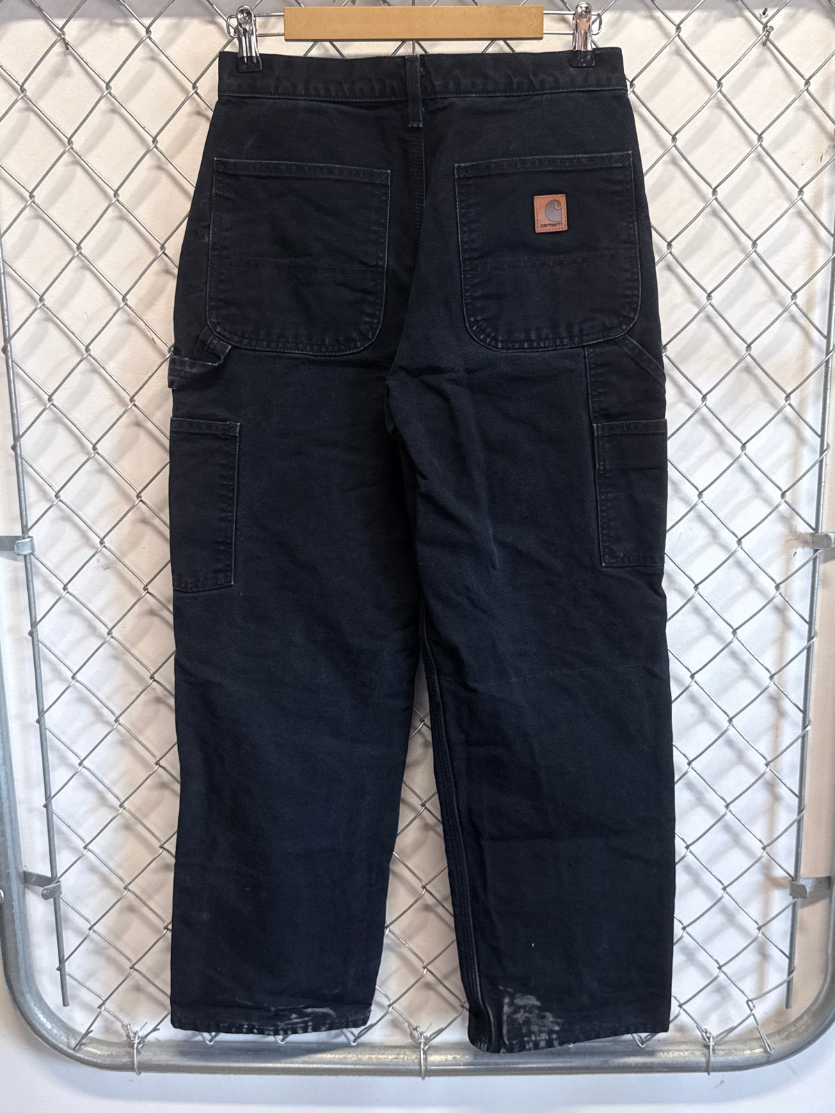 Carhartt Black Carpenter Pants Original Fit Size 30x28