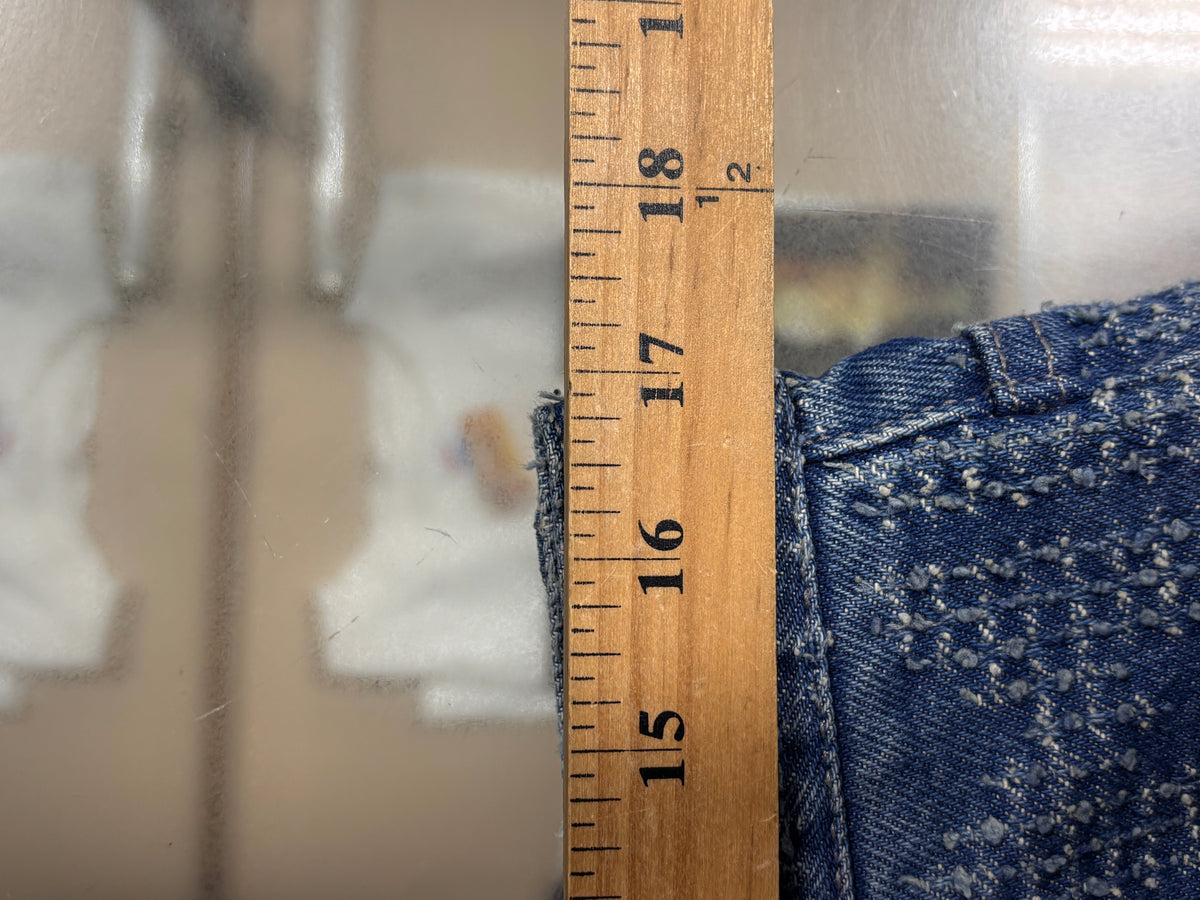 Supreme FW23 Needle Punch Denim Jeans Size 34x31