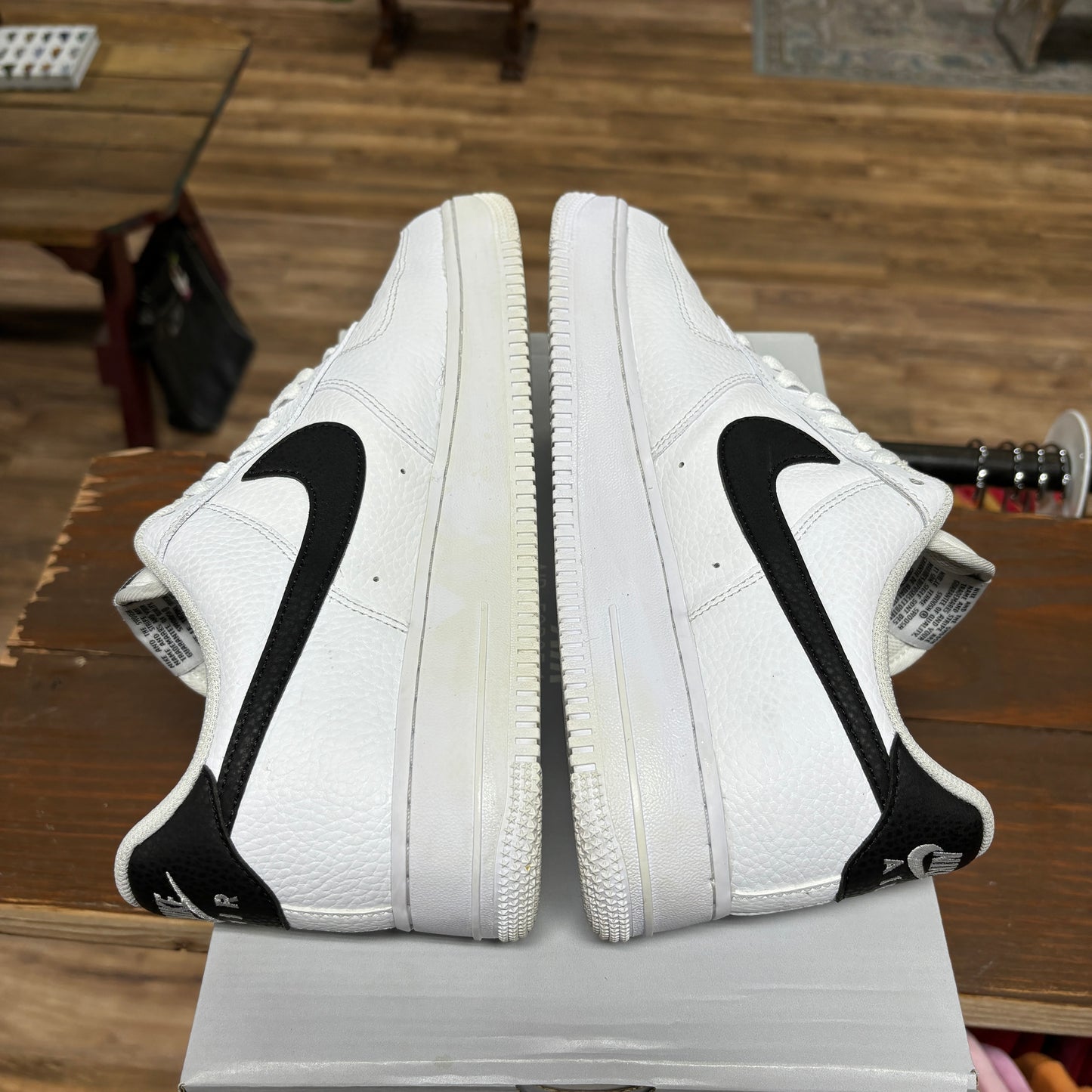 Nike AF1 Low 'White Black' Size 10