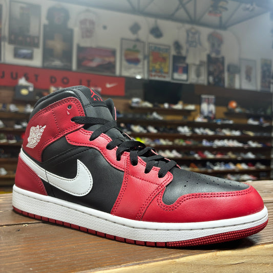 Jordan 1 Mid 'Gym Red Black White' Size 11.5