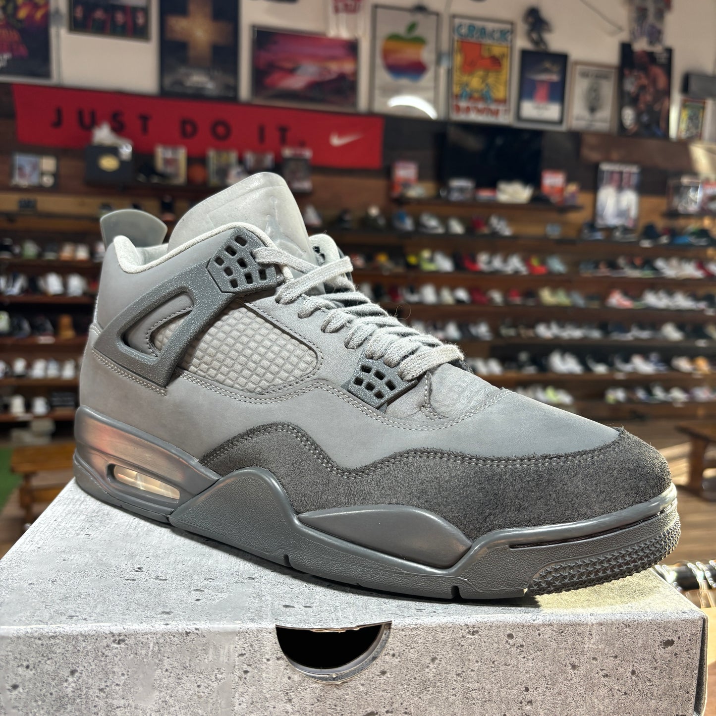 Jordan 4 'Wet Cement' Size 12