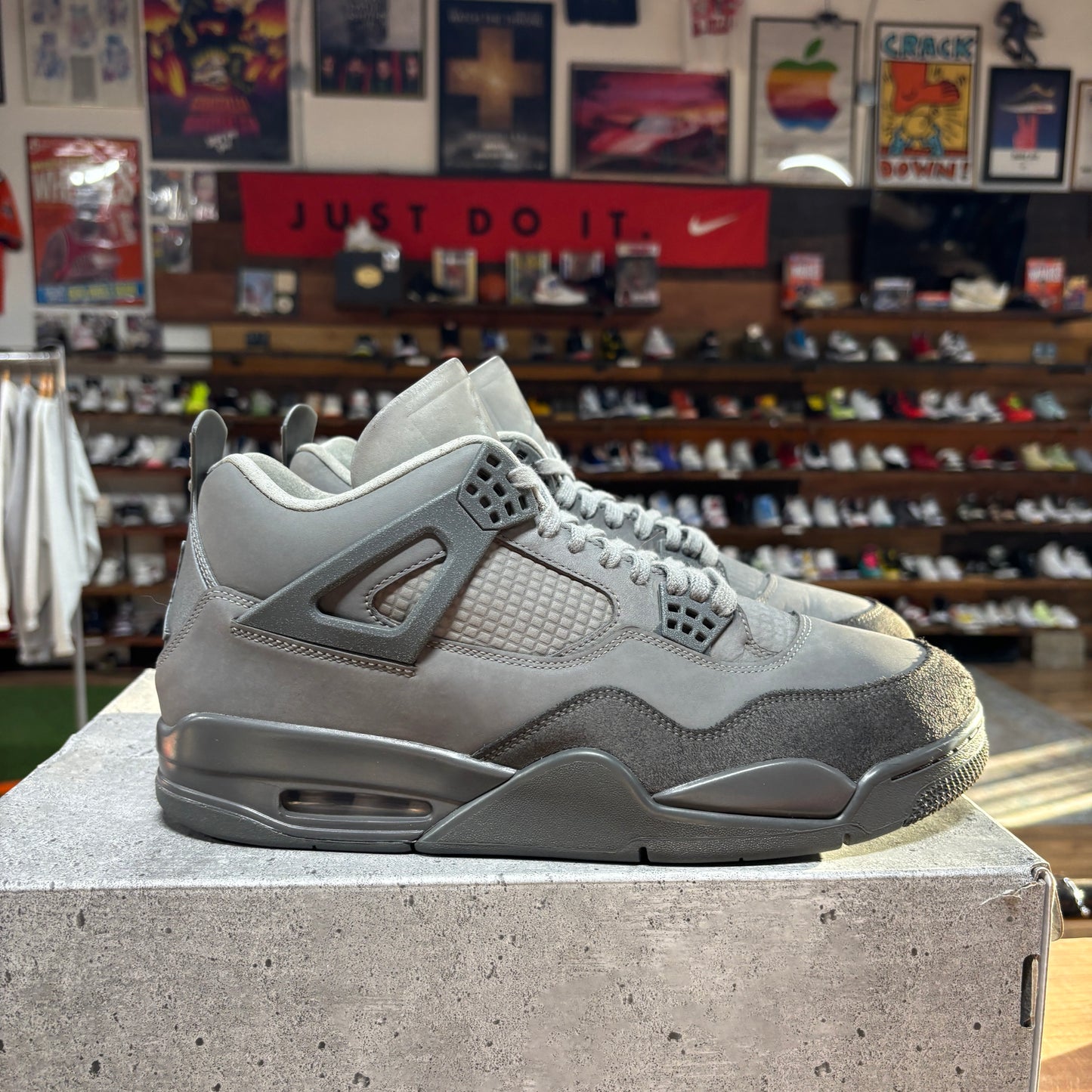 Jordan 4 'Wet Cement' Size 12