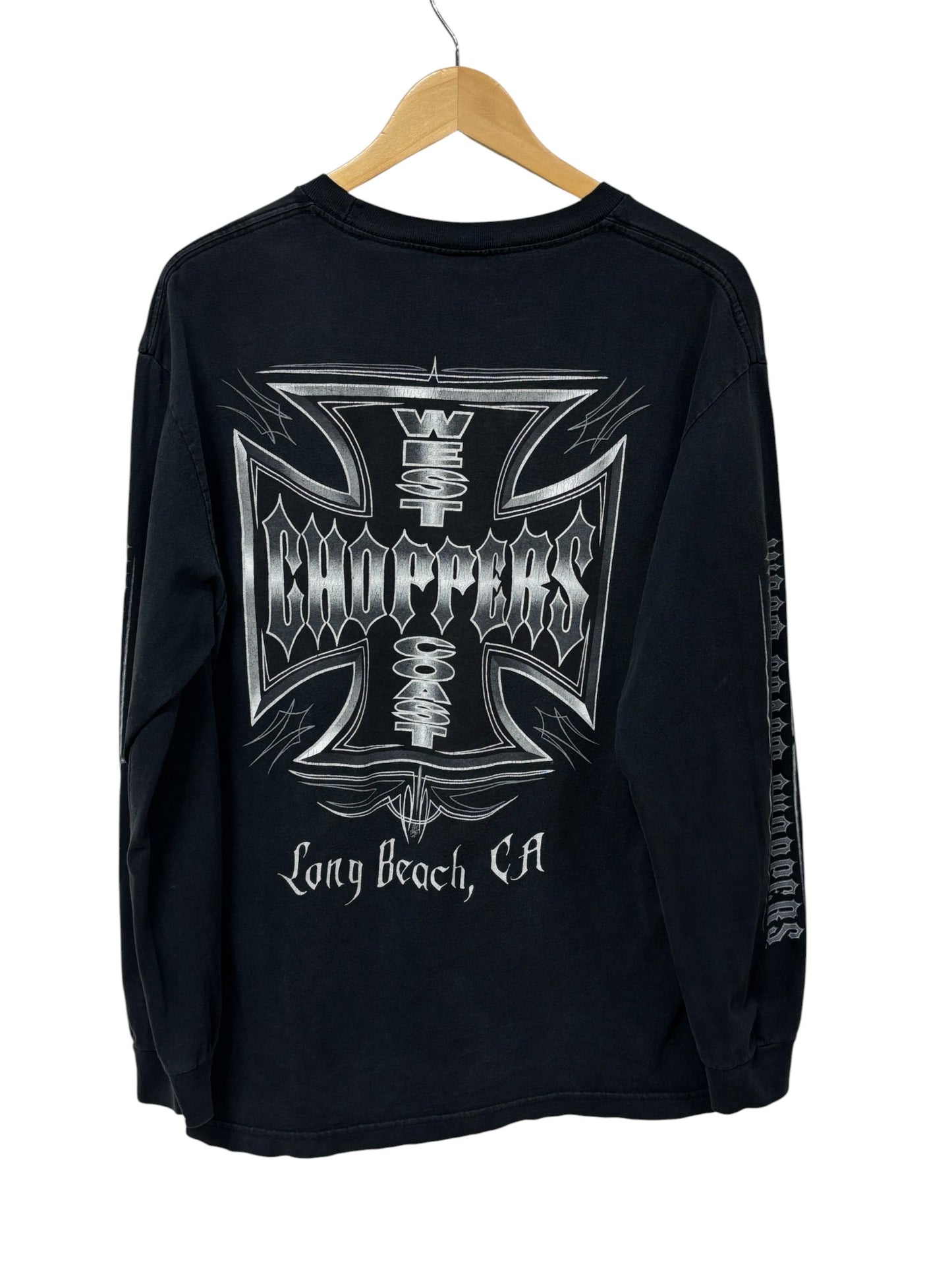 Vintage Y2K West Coast Choppers Biker Long Sleeve Size Large