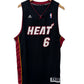 Adidas Miami Heat Lebron James #8 Black Jersey Size XXL
