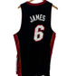 Adidas Miami Heat Lebron James #8 Black Jersey Size XXL