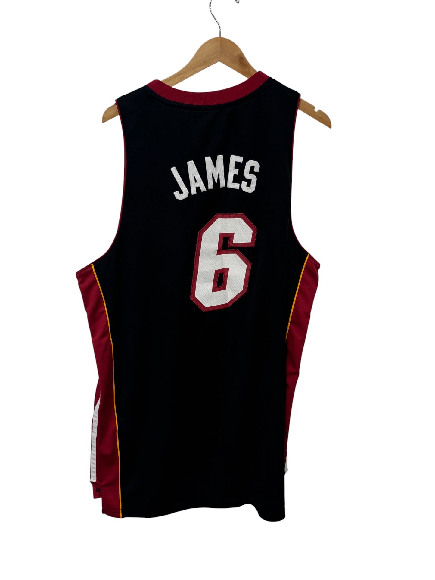 Adidas Miami Heat Lebron James #8 Black Jersey Size XXL