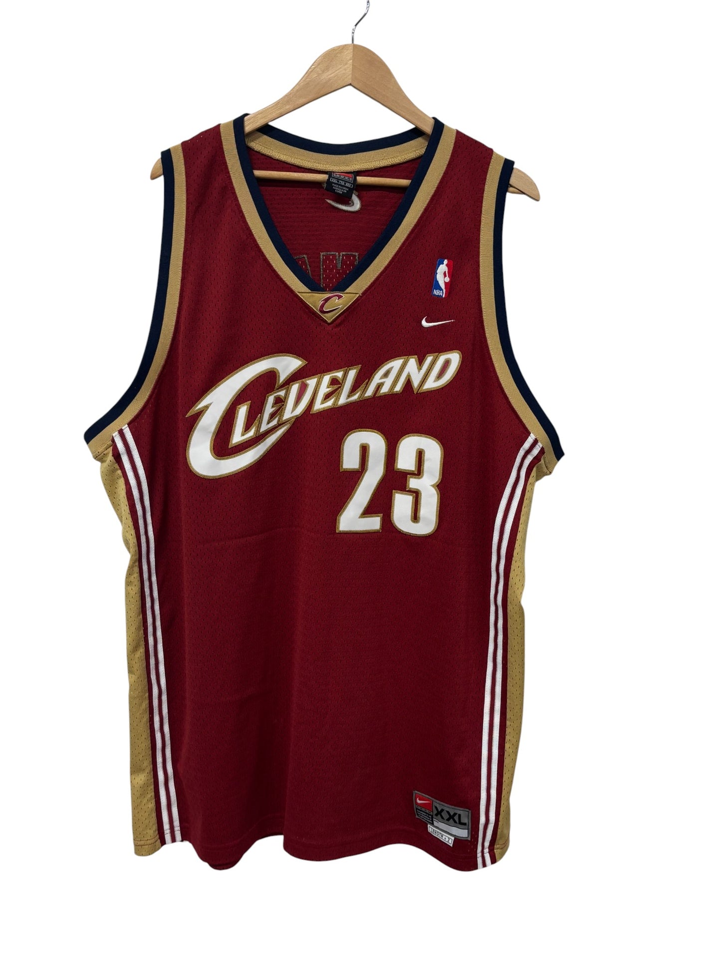 Vintage Y2K Nike Cleveland Cavaliers Lebron James #23 Jersey Size XXL