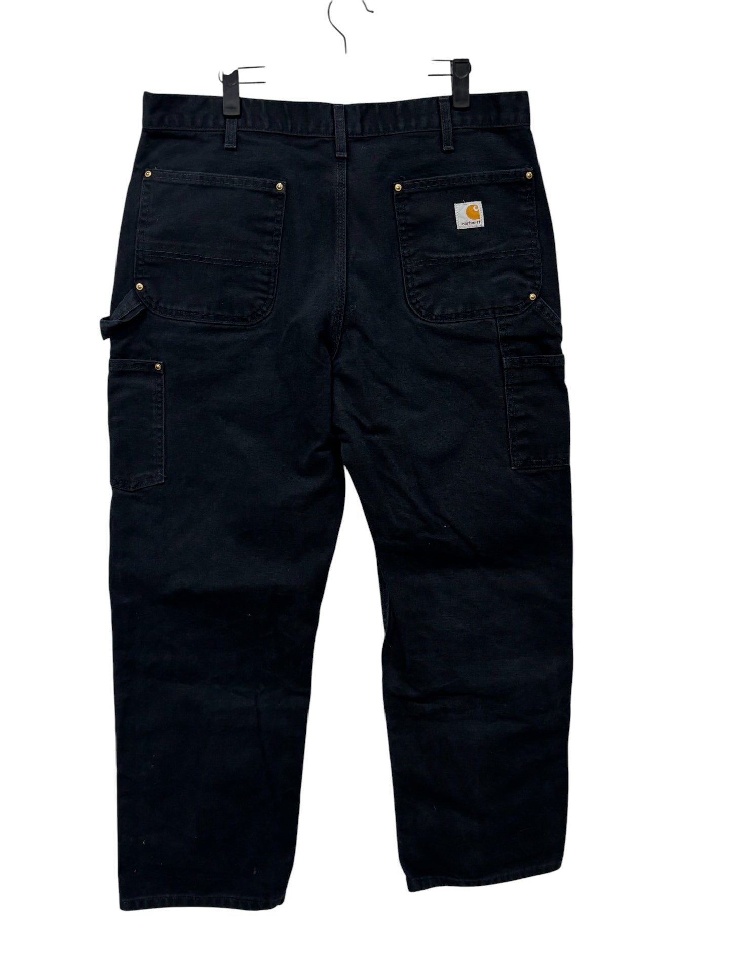 Carhartt Black Double Knee Carpenter Pants Size 36x30