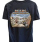 Harley Davidson Beers Vernal Utah Biker Pocket Tee Size Medium