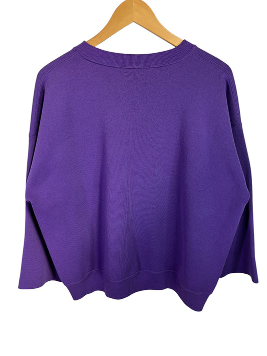 Vintage 90's Lee Purple Blank Crewneck Sweater Size Large