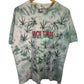 Vintage 90's High Times All Over Print Pot Leaf Graphic Tee Size XL