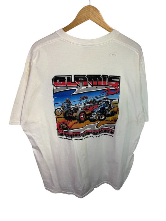 Vintage 00's Extreme Sand Sports Racing Graphic Tee Size XXL