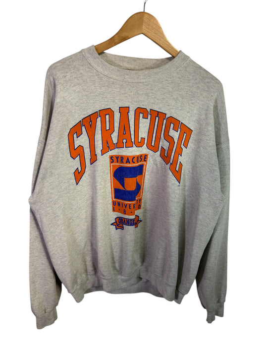 Vintage 90's Syracuse Orange Collegiate Crewneck Sweater Size Medium