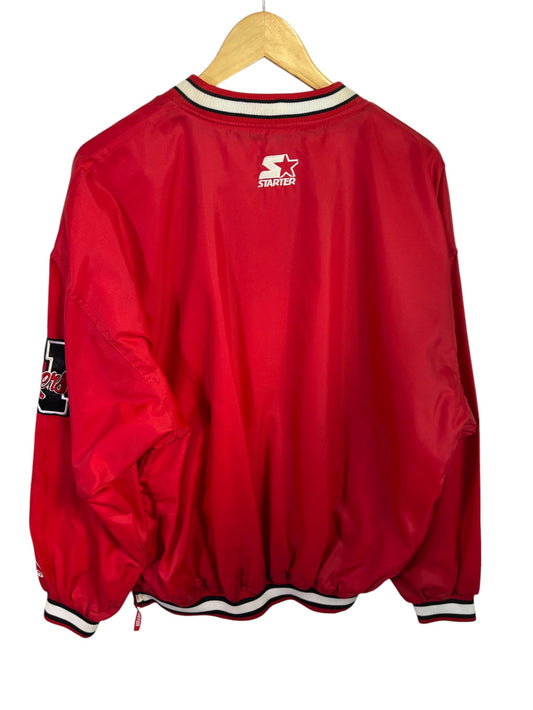 Vintage 90's Starter Nebraska Huskers Pullover Windbreaker Jacket Size Large