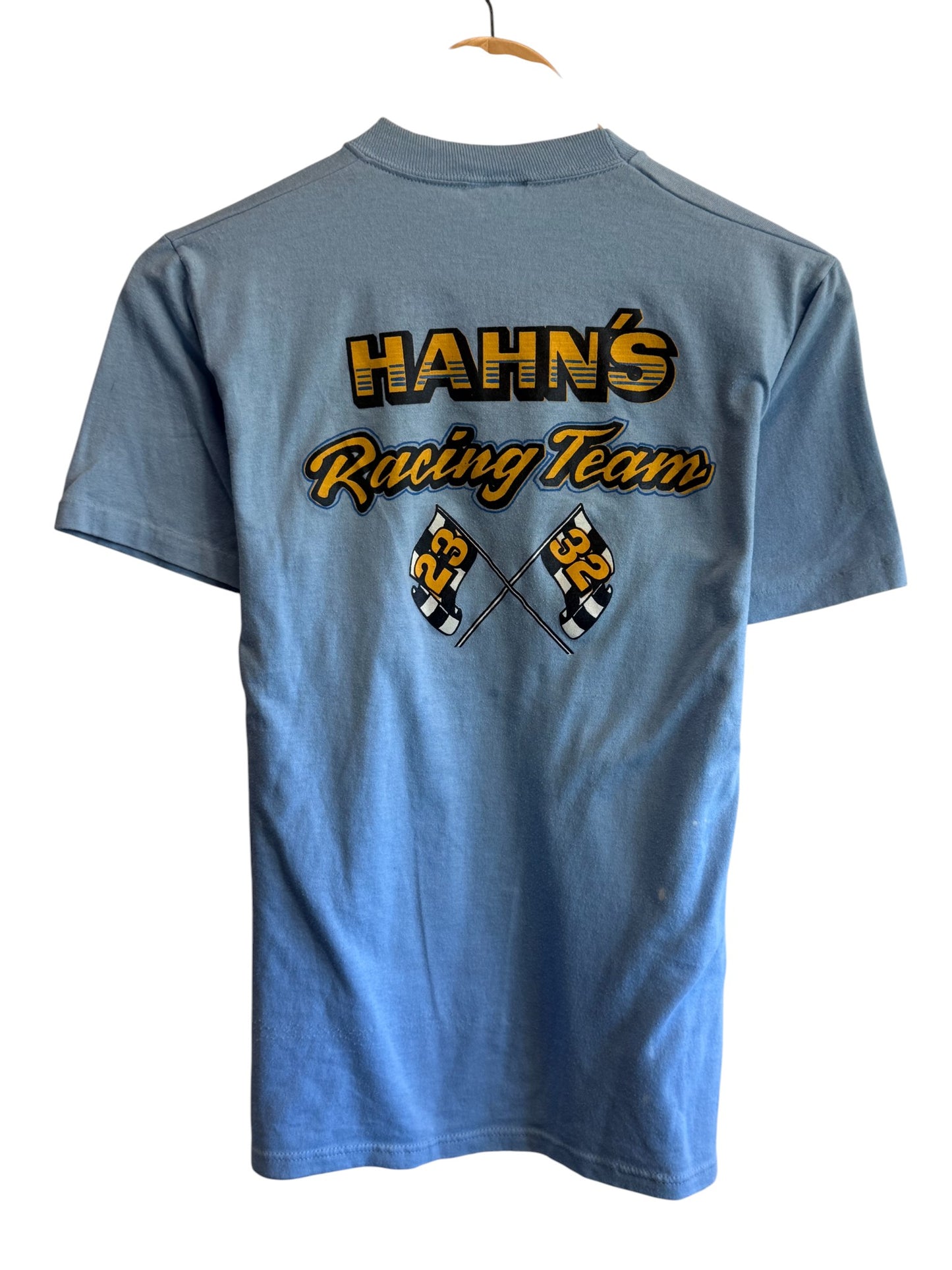 Vintage 90's Classic Car Kevin Hahn Racing Graphic Tee Size Medium