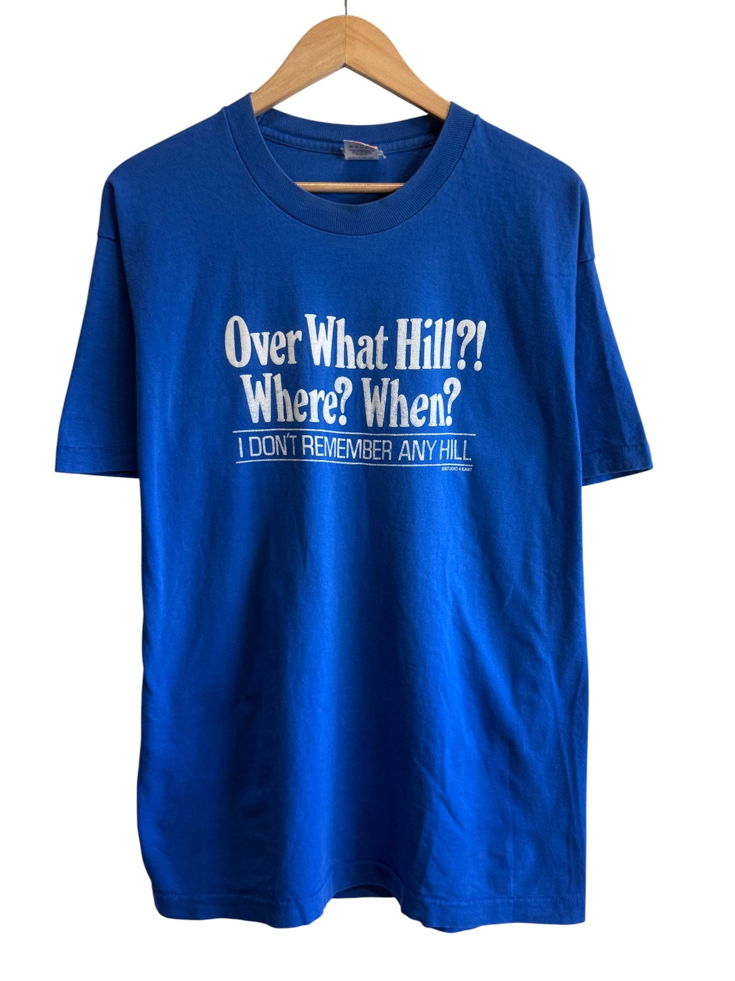 Vintage 90's Funny Over the Hill Graphic Tee Size XL