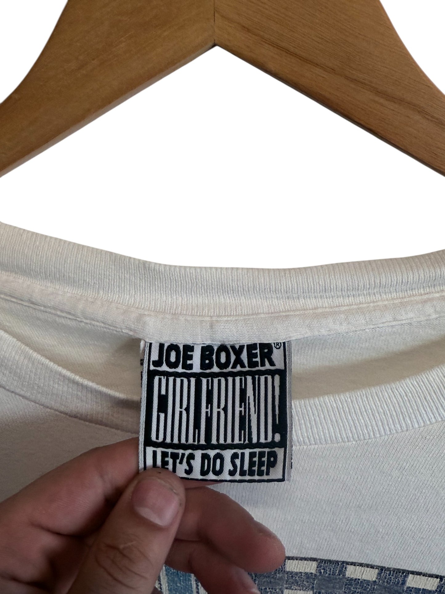 Vintage 90's Joe Boxer Girlfriend Long Sleeve Sleep Shirt Size XL