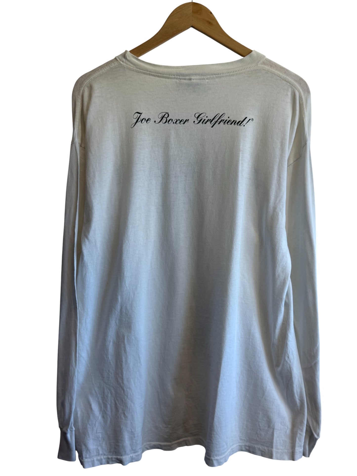 Vintage 90's Joe Boxer Girlfriend Long Sleeve Sleep Shirt Size XL