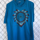 Vintage 80's New Mexico Native American Dreamcatcher Art Graphic Tee Size XXL