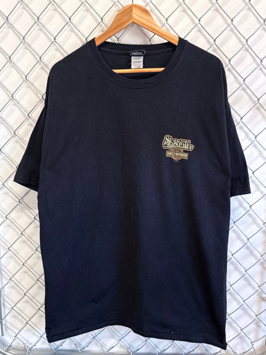 Harley Davidson Alaska Biker Babe Graphic Tee Size XXL