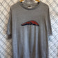 Vintage 90's Adidas Classic Logo Grey Tee Size XL