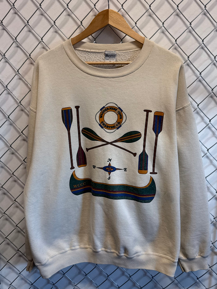Vintage 90's Wilderness Cove Charter Company Crewneck Sweater Size XL
