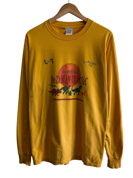 Vintage Y2K Bozeman Classic Marathon Long Sleeve Shirt Size Large