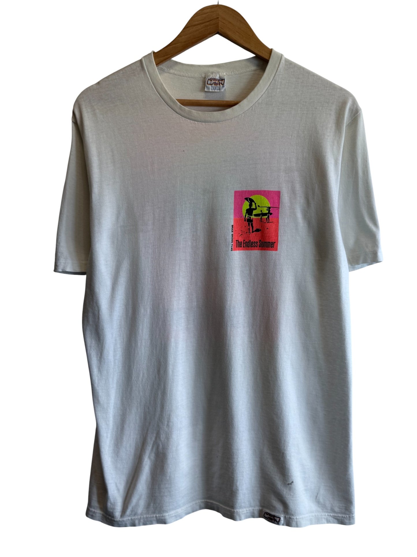 Vintage 90's Palm Springs Endless Summer Beach Graphic Tee Size Large