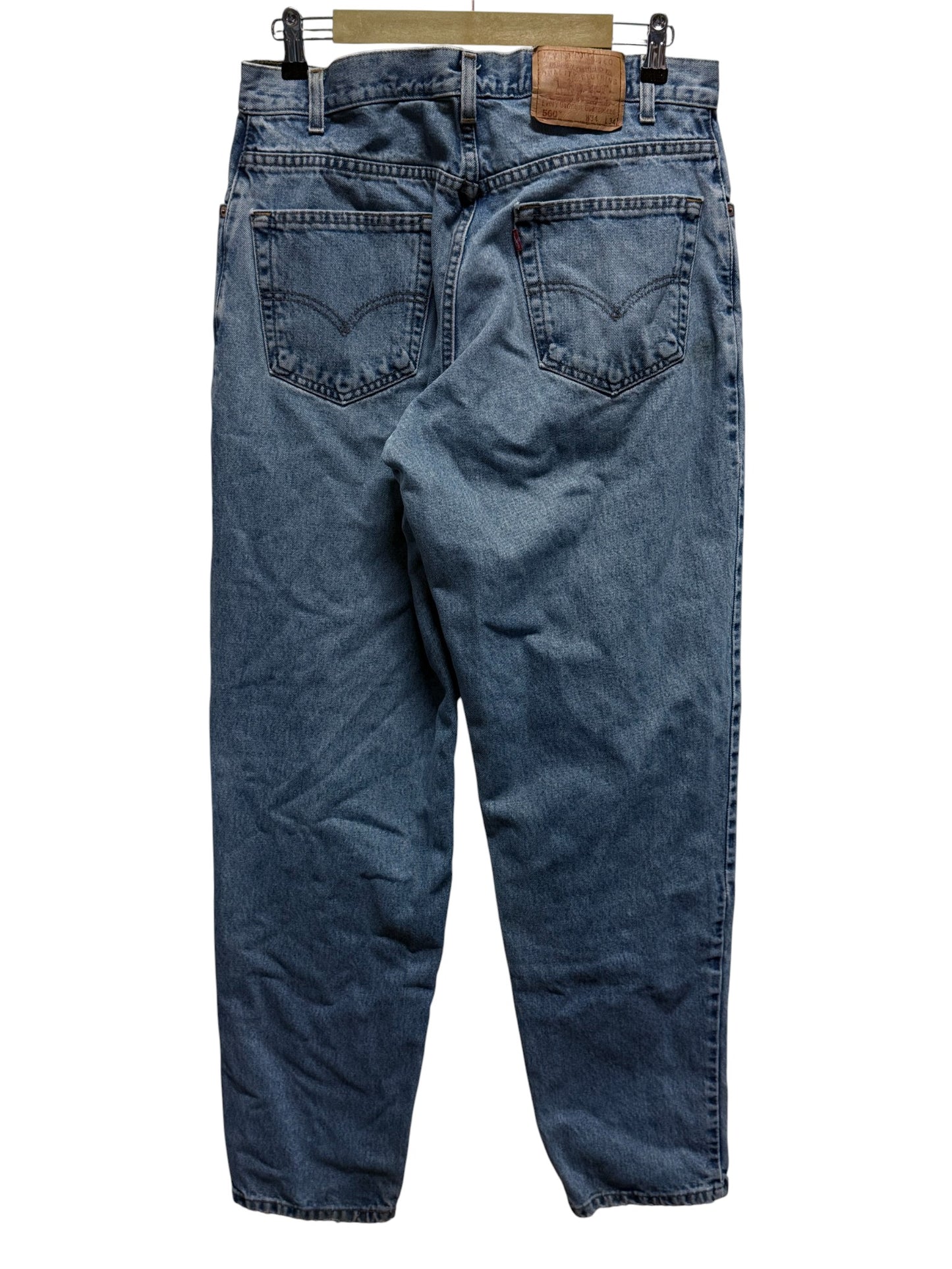 Vintage Levi's 550 Loose Fit Tapered Leg Denim Jeans Size 32x32