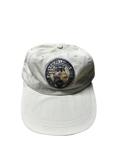 Vintage 1994 Polo Salt Water Fishing Club Member Long Brim Hat Size Small