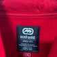 Vintage Y2K Ecko Unlimited Classic Logo Red Zip Up Hoodie Size XL