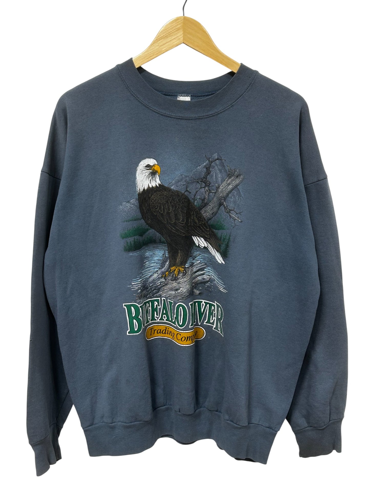 Vintage 90's Buffalo River Trading Company Bald Eagle Sweater Size XL