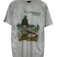 Vintage 90's Wilderness Trail Fishing Graphic Tee Size Large