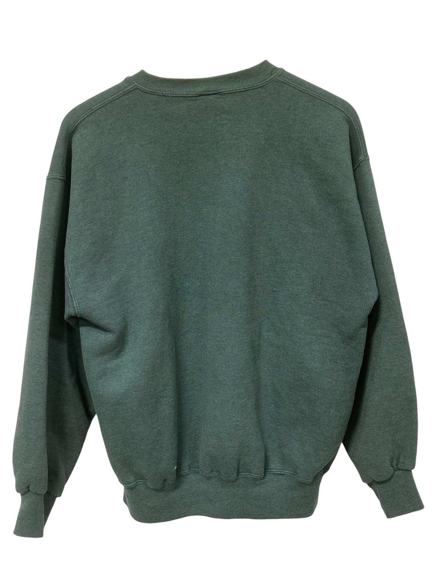 Vintage 90's Russell Athletic Green Blank Crewneck Sweater Size Large