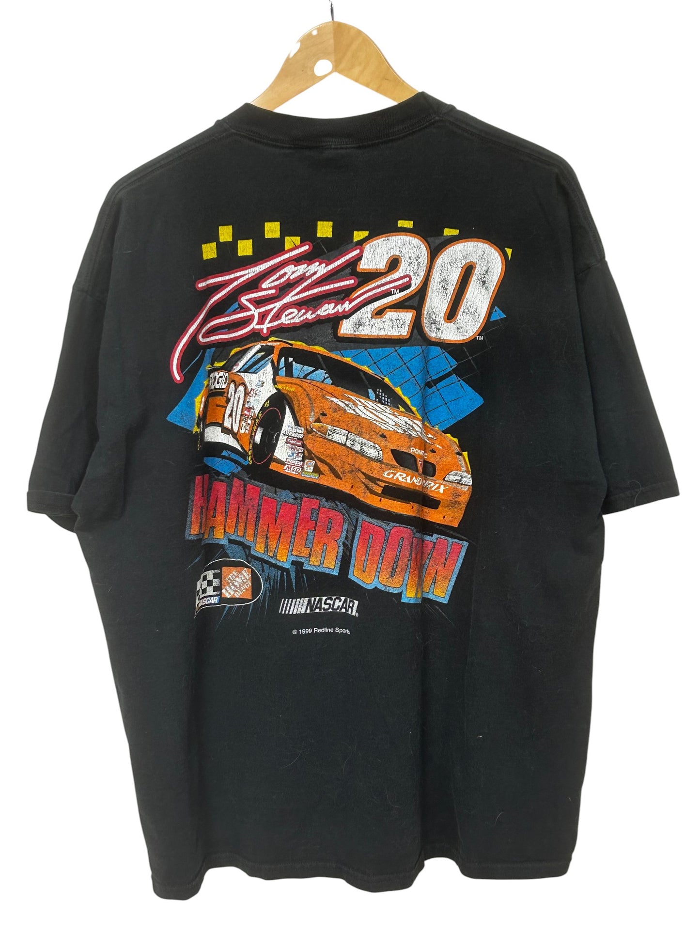 Vintage 1999 NASCAR Tony Stewart Racing Graphic Tee Size XL