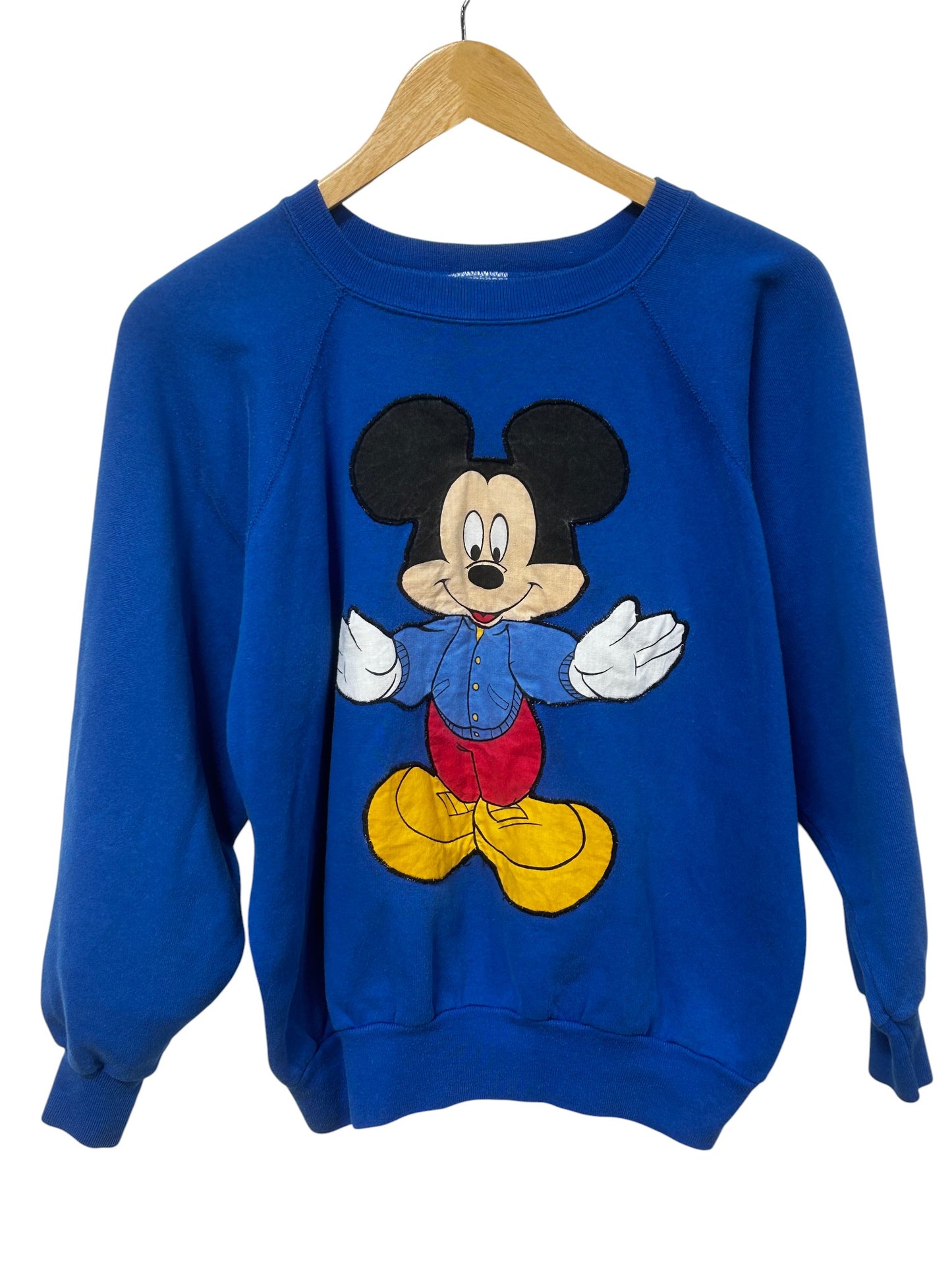 Vintage 80's Disney Mickey Mouse Cartoon Sweater Size Small