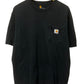 Carhartt Black Pocket Tee Size Large